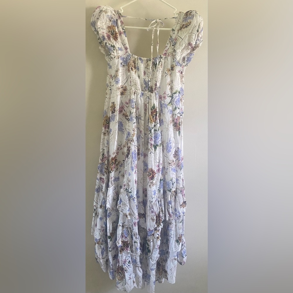 Anthropologie Puff Sleeve Midi Dress - Picture 14 of 14